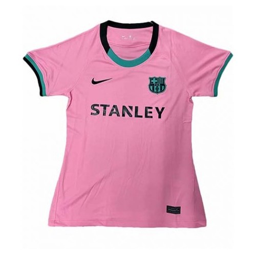 Camiseta Barcelona Replica Tercera Ropa Mujer 2020/21 Negro